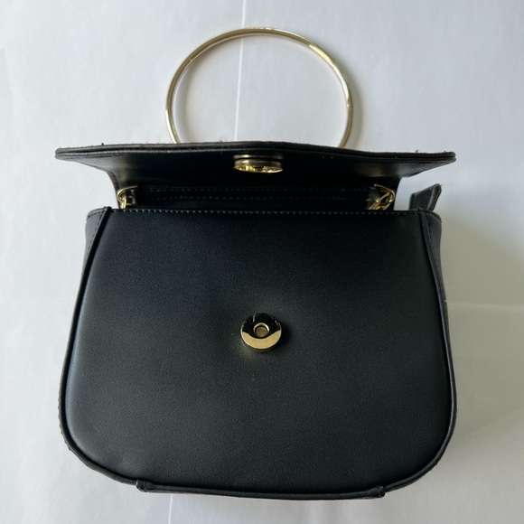 NWOT The Sis Kiss leopard hand bag w/ cross body strap - Picture 3 of 4